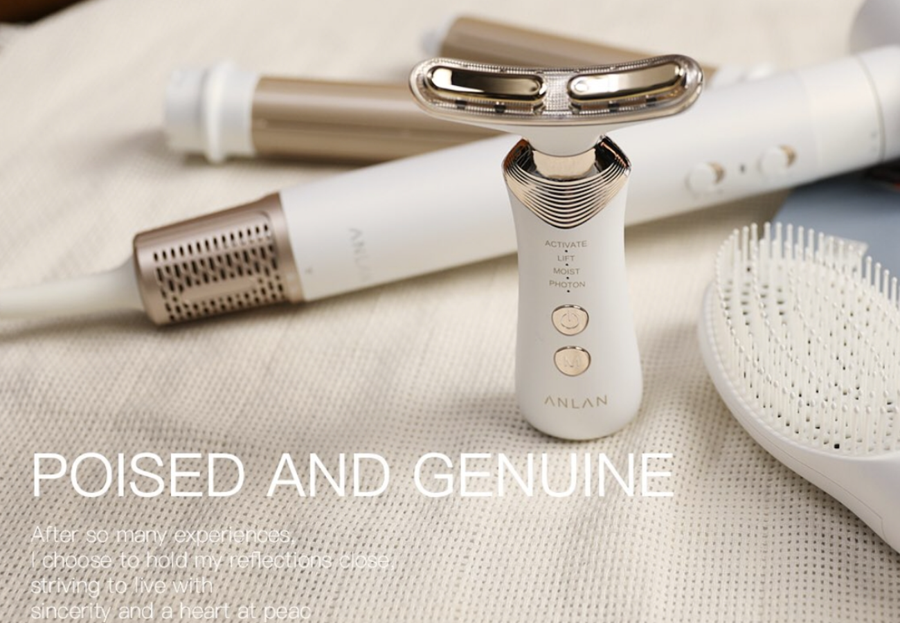 Use the Anlan 24K Gold Dual Polar Neck Beauty Device to get rid of your double chin in 60 days!