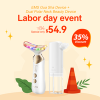 【Économisez 29,1 $ ！！！】 24k Gold Nou Neck Beauty Device + Small Bubble Blackhead Device