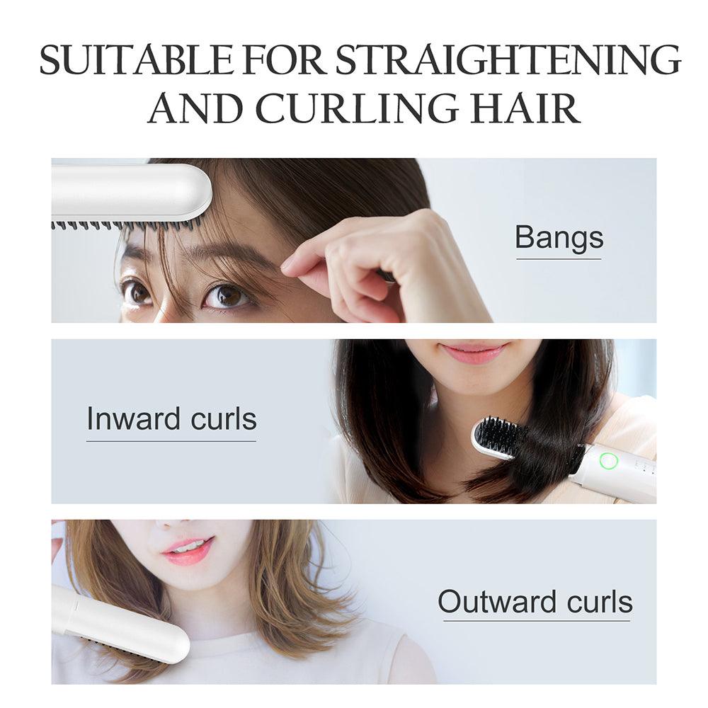 suitable for straightening and curling hair