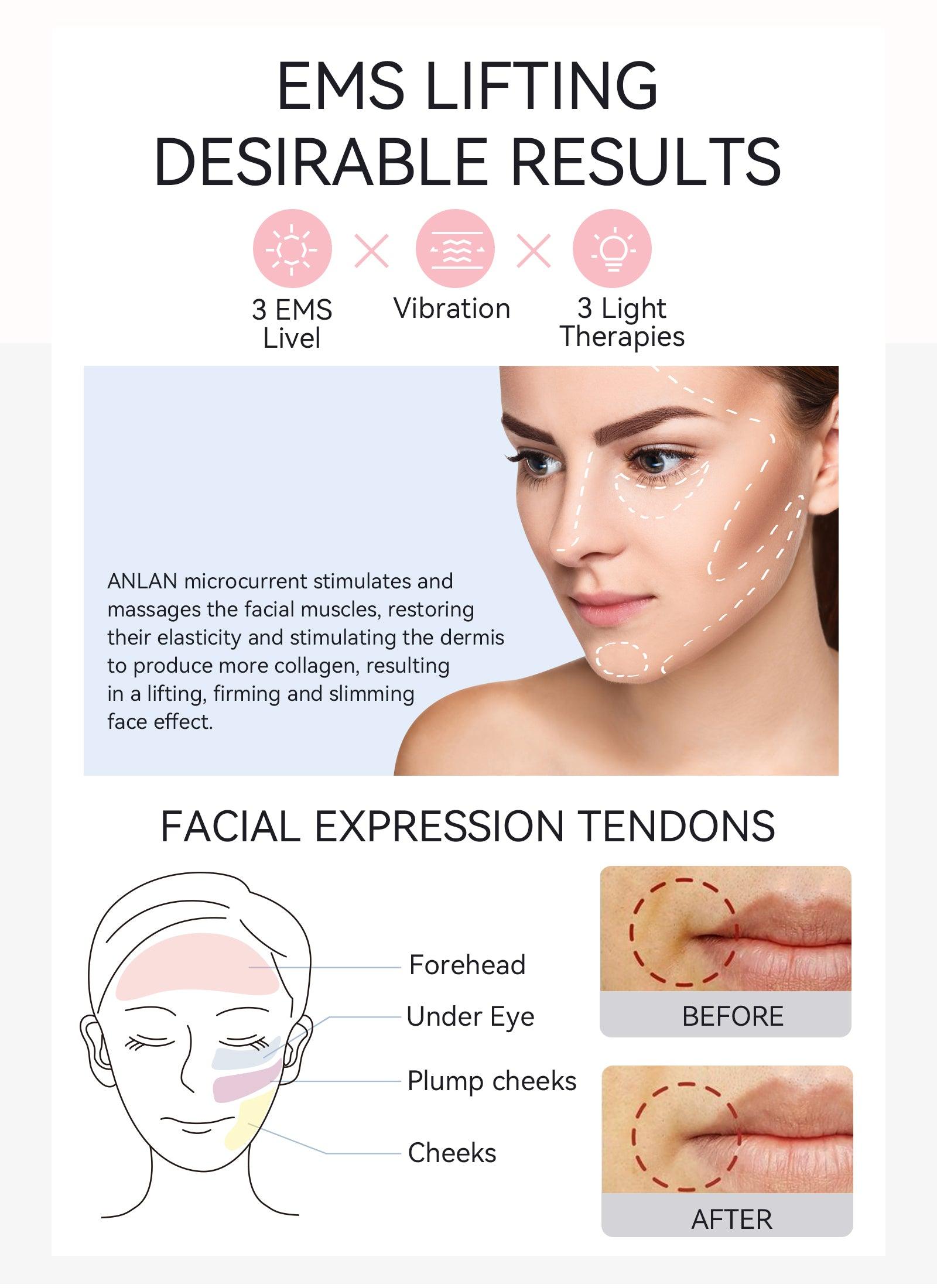 3 ems livel & vibration 3 light therapies